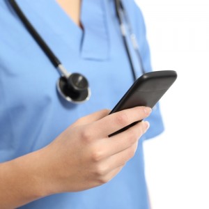 Medical professionals can use text messages to send alerts to patients.