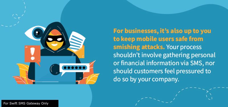 Protect against smishing attacks. Swift SMS Gateway's guide reveals tactics used by cybercriminals & offers effective prevention measures. Stay secure, credible, and ahead.